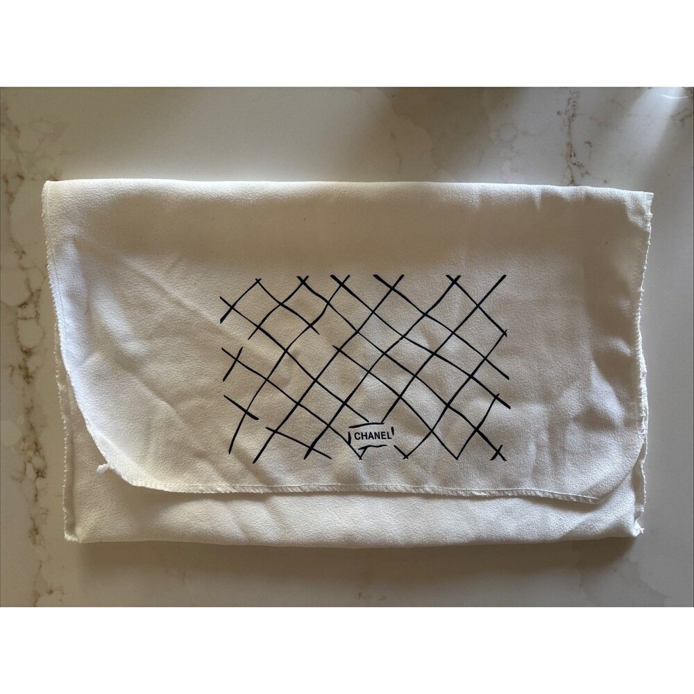 CHANEL Karl Lagerfeld Coco Image Flap Dust Bag 16”W X  9.5”